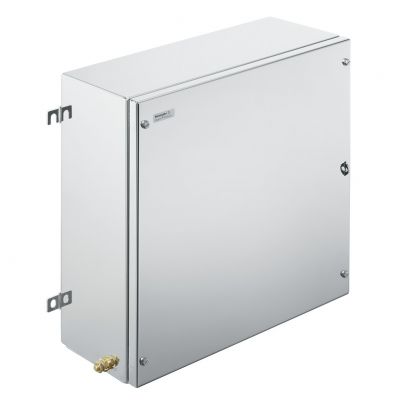 WEIDMULLER KTB MH 484815 S4E3 Metalowa obudowa iskrobezpieczna, 480 x 480 x 150 mm, element polerowany elektrolitycznie, Płytka kołnierzowa: Tak, na dole, z lewej strony, z prawej 1195130000 /1szt./ (1195130000)